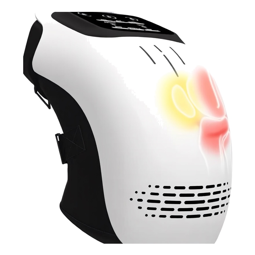 The front of the Vireli Pulse in Classic White, showing the white shell, the black touch control panel along the top and the ventilation slots across the lower edge.